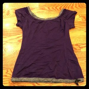 Purple Lululemon athletic T-shirt